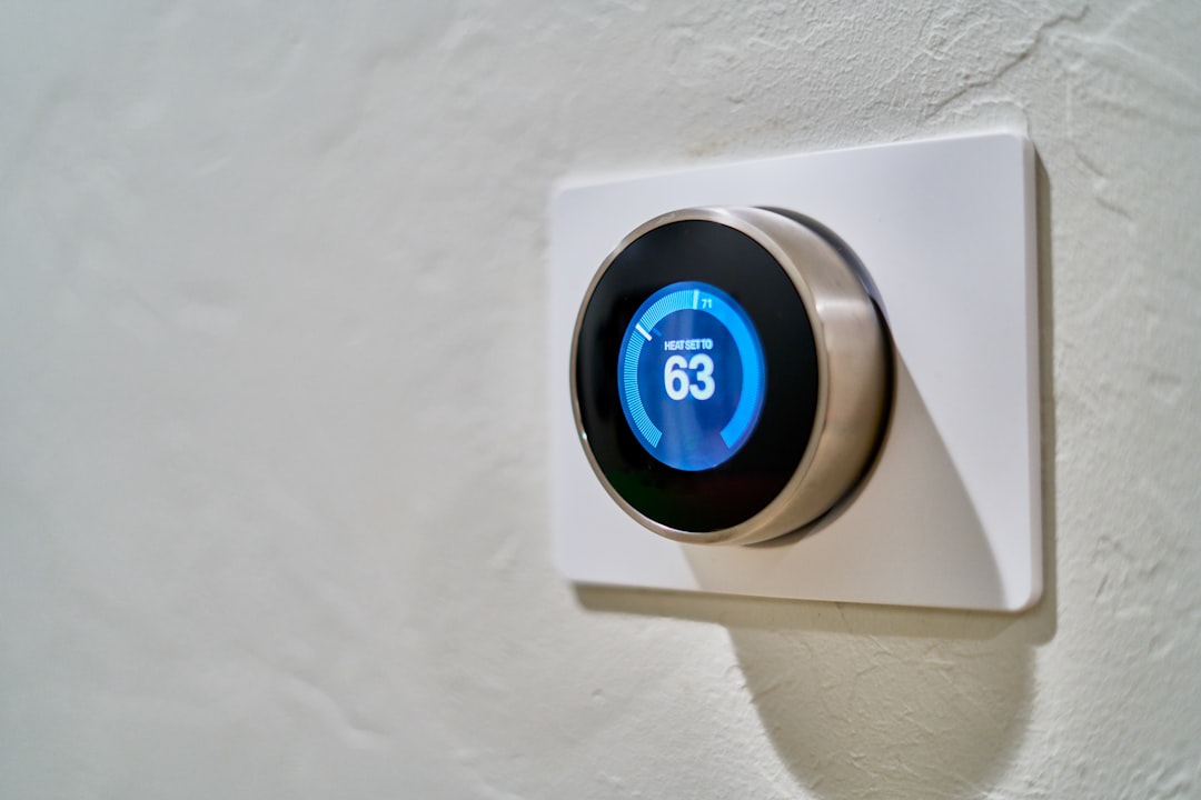 Home energy savings thermostat meter